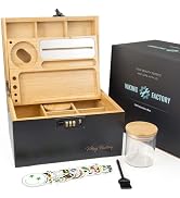 Viking Factory Large Bamboo Box with Combination Lock, Home